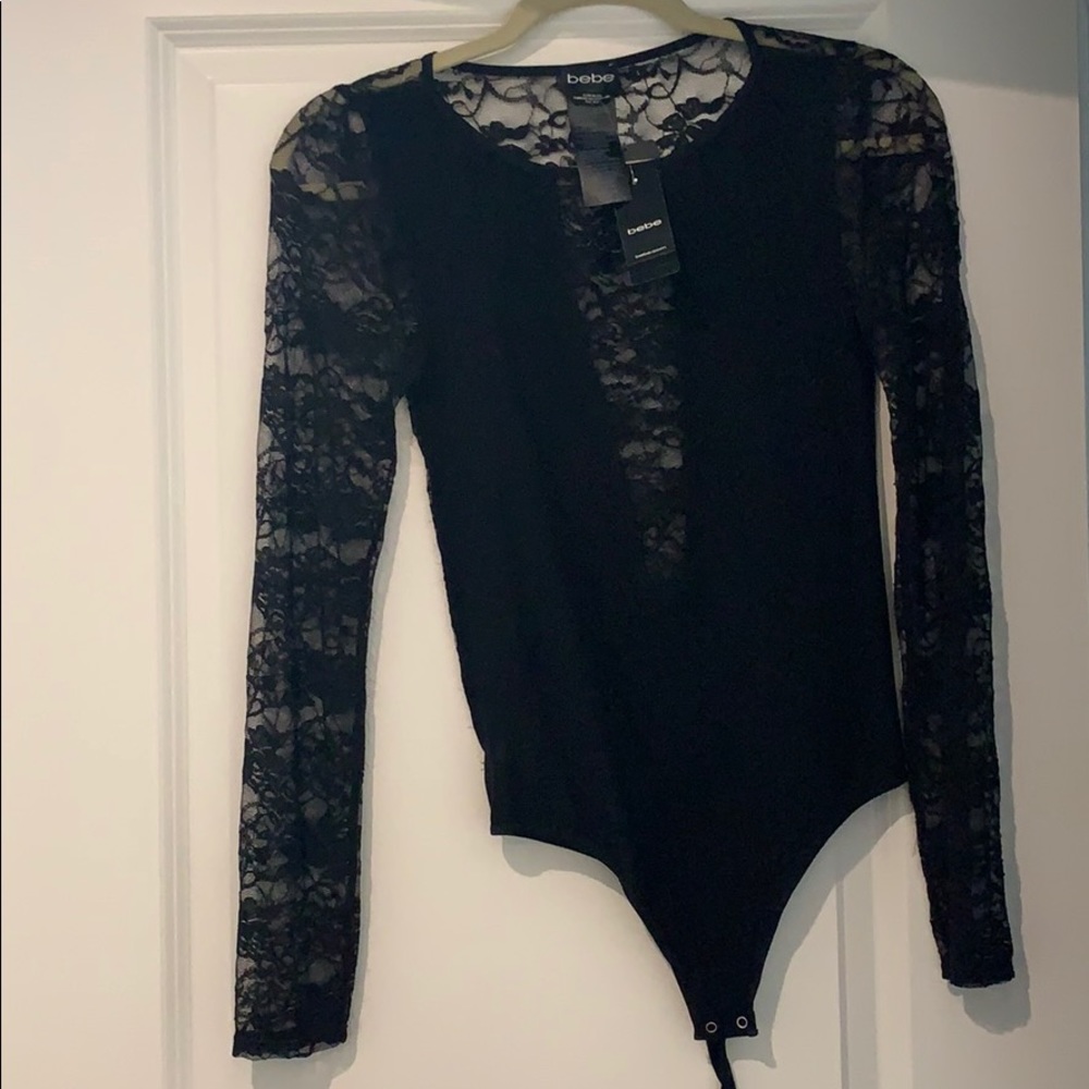 BEBE Long Sleeve Bodysuit